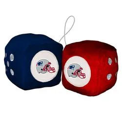 Patriots Fuzzy Dice