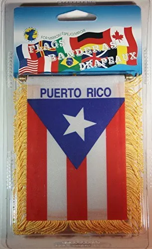Puerto Rico Flag-Marco Polo Flag Mini Banner