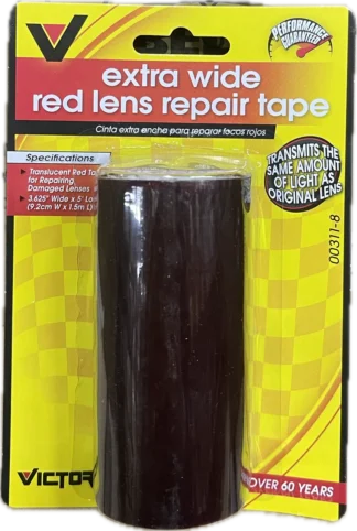 Extra Wide Lens Repair Tape Red