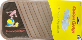 Curious George-10 CD Visor Organizer