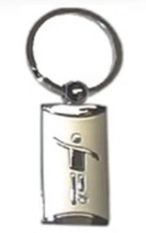 Volleyball-Metal Keychain
