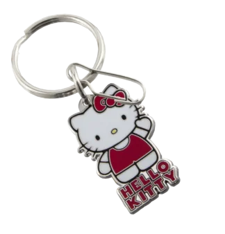 Hello Kitty Core Standing Enamel Key Chain
