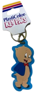 Porky Pig- Plasticolor Keychain