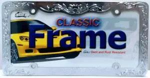 Leaf Chrome-License Frame