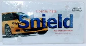 Clear-Plastic License Plate Protector