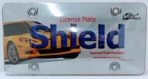 Smoke-Plastic License Plate Protector