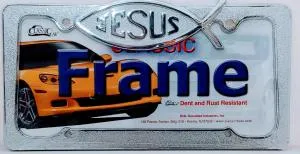 Jag License Frame