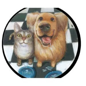 Mobile Coaster Dog & Cat