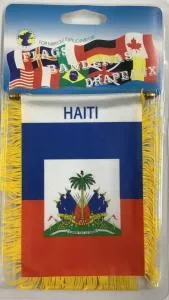 Haiti-Flag Mini Banner