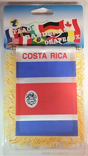 Costa Rica-Marco Polo Flag Mini Banner