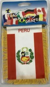 Peru-Flag Mini Banner