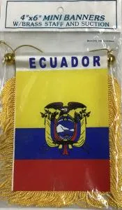 Ecuador-Flag Mini Banner