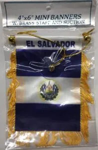 El Salvador-Flag Mini Banner