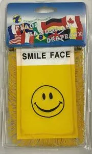 Smiley Face-Flag Mini Banner
