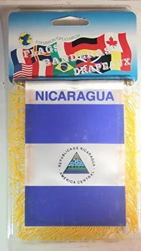 Nicaragua-Flag Mini Banner