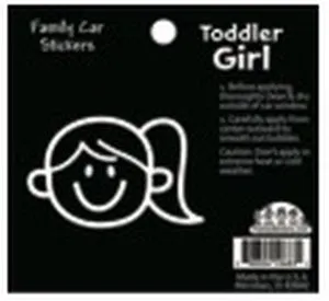 Toddler Girl-Head Sticker People