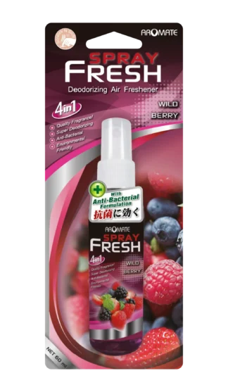 AIRE 4 in 1 Deodorizing Spray 60ml-Wild Berry