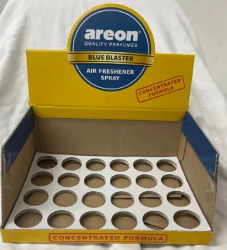 Areon Blue Blaster 30ml Pump Spray 24pcs Display (BOX ONLY , NO PRODUCTS)