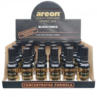 Areon Black Force 30ml Pump Spray 24pcs Display