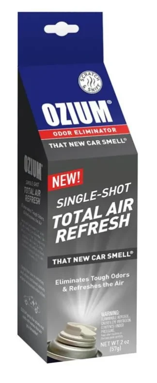 Ozium 2oz Single-Shot Fogger New Car 4pcs/box