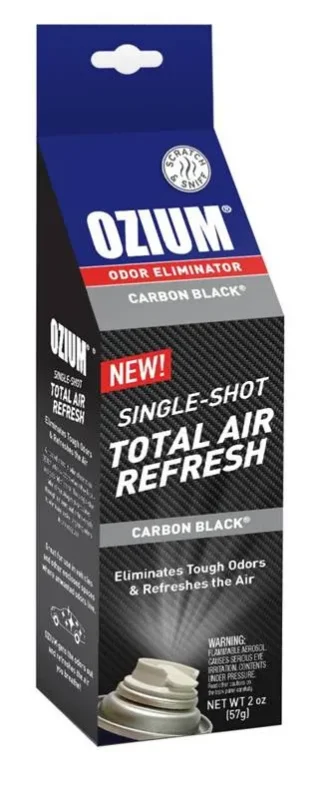 Ozium 2oz Single-Shot Fogger Carbon Black 4pcs/box