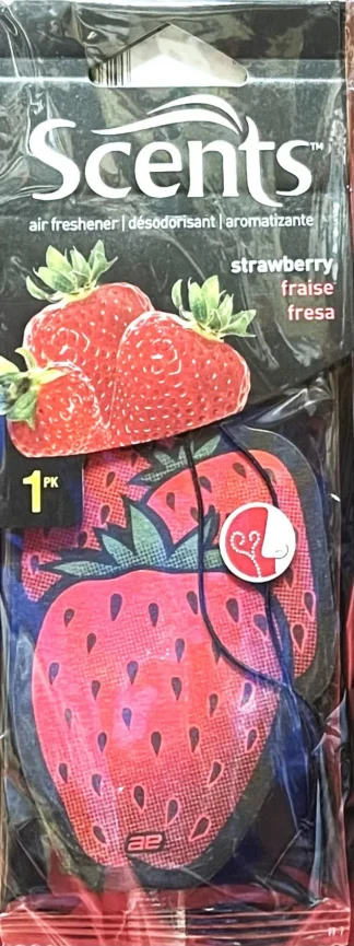 Makes Scents Paper Airfreshener 12/288-Strawberry