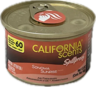 California Car Scents Spillproof Can - Sonoma Sunrise