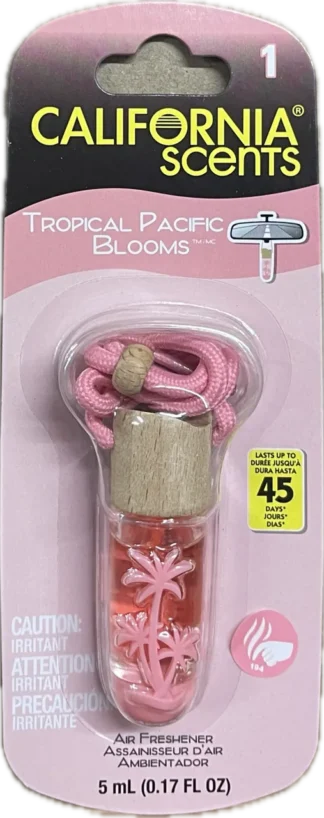 CS Hanging Vial Tropical Pacific Blooms 4/box