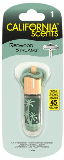 CS Hanging Vial Redwood Streams 4/box
