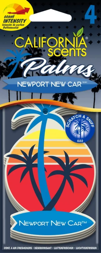 CS 4pk Palms Paper-Newport New Car 6/pack