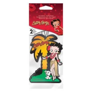 Betty Boop Paper Air Freshener 2pk - Tropical Breeze