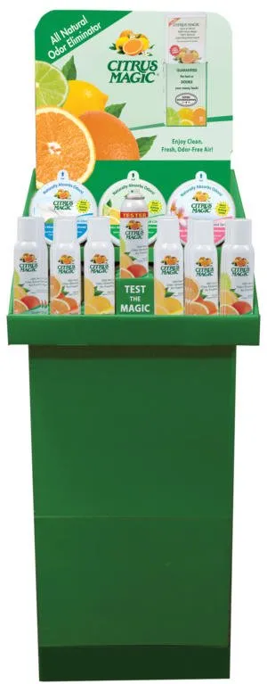 Citrus Magic - 42pc Assorted Citrus/Linen Display 12ea Citrus/Linen Solids & 9ea Linen/Citrus Sprays