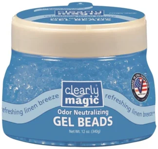 Citrus Magic Clearly Magic 12oz. Gel Beads - Linen Breeze