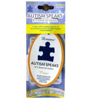 DREAMZ Autism Speaks Paper Airfreshener - Citrus