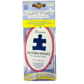 DREAMZ Autism Speaks Paper Airfreshener - Strawberry