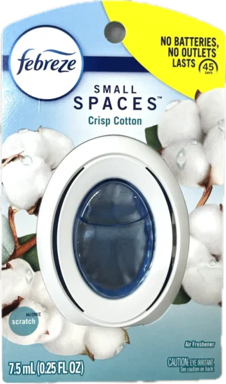 Febreze Small Space-Crisp Cotton 6/box