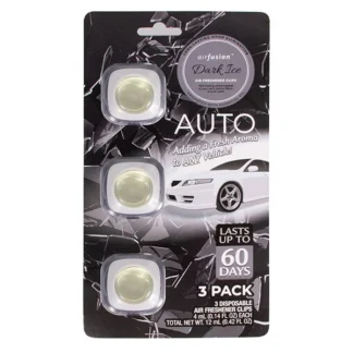 Air Fushion Vent Clip 3pk-Dark Ice