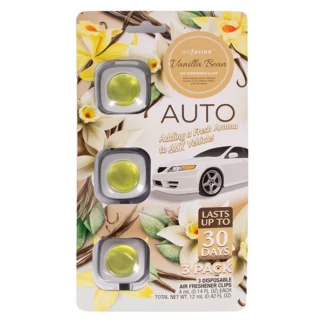 Air Fusion Vent Clip 3pk-Vanilla Bean