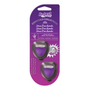 Refresh EC 2pk Mini Diffuser-Stress Free Lavender