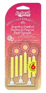 Refresh EC Vent Stick 6pk-Invigorating Grapefruit