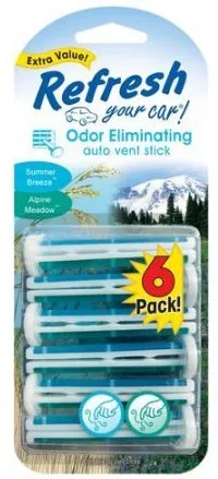 Summer Breeze/Alpine Medow-Refresh Vent Stick 6pk