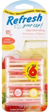 Strawberry/Lemonade-Refresh Vent Stick 6pk