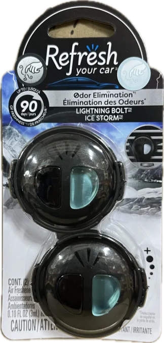 Lightning Bolt/Ice Storm-Refresh 2pk Mini Diffuser