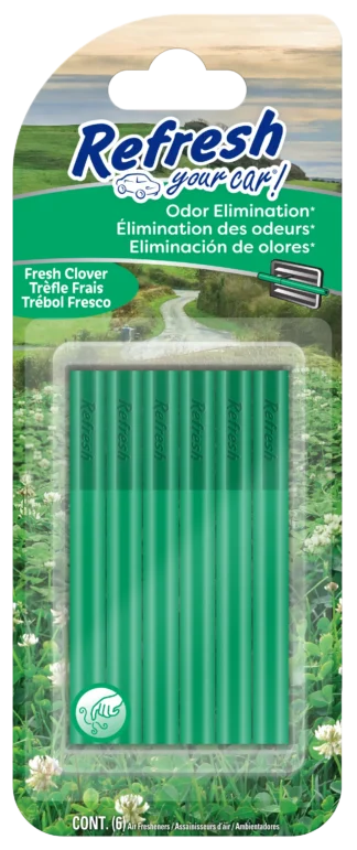 Refresh Vent Stick 6pk-Fresh Clover