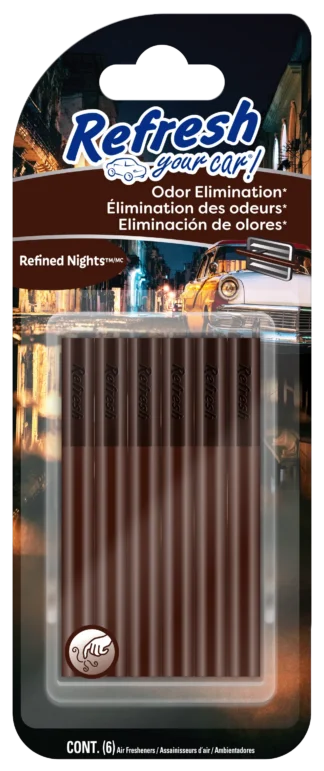Refresh Vent Stick 6pk-Refined Nights