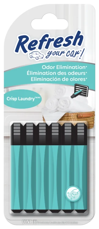 Refresh Vent Stick 6pk-Crisp Laundry