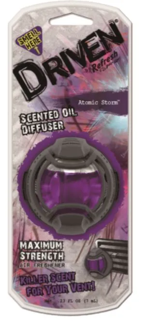 Atomic Storm-Driven Vortex Diffuser