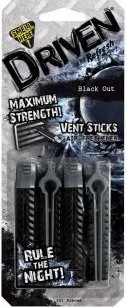 Black Out-Driven Vent Stick 4pk