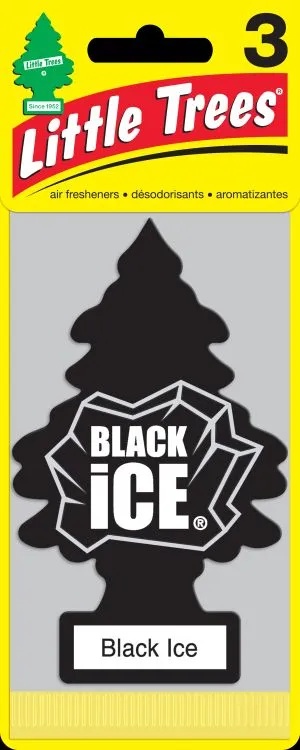 Little Trees 3-pak Black Ice