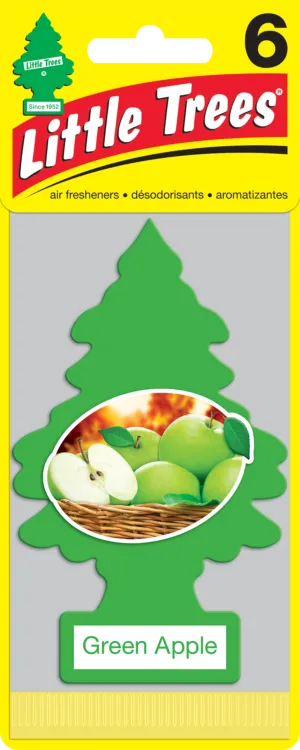 Little Trees 6-pak Green Apple